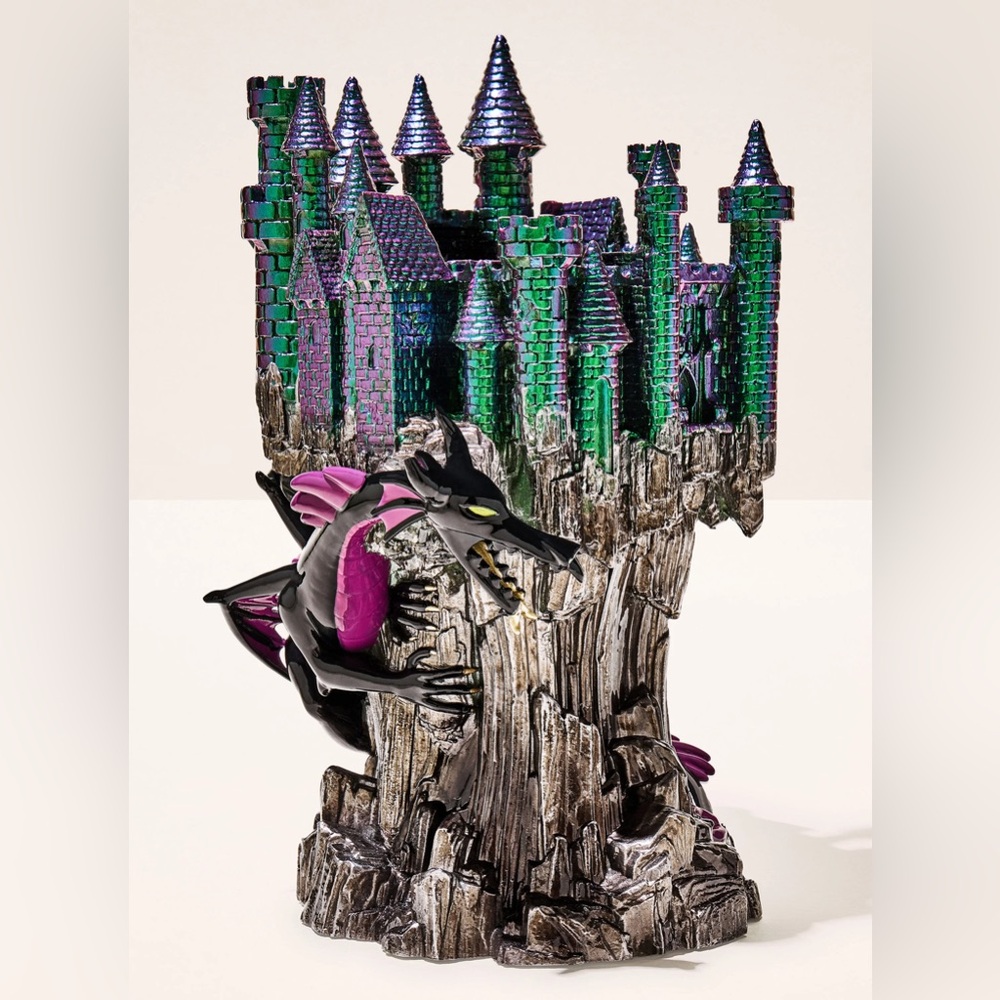 •Villainous Glamour • Disney Villains Maleficent Castle Candle Holder